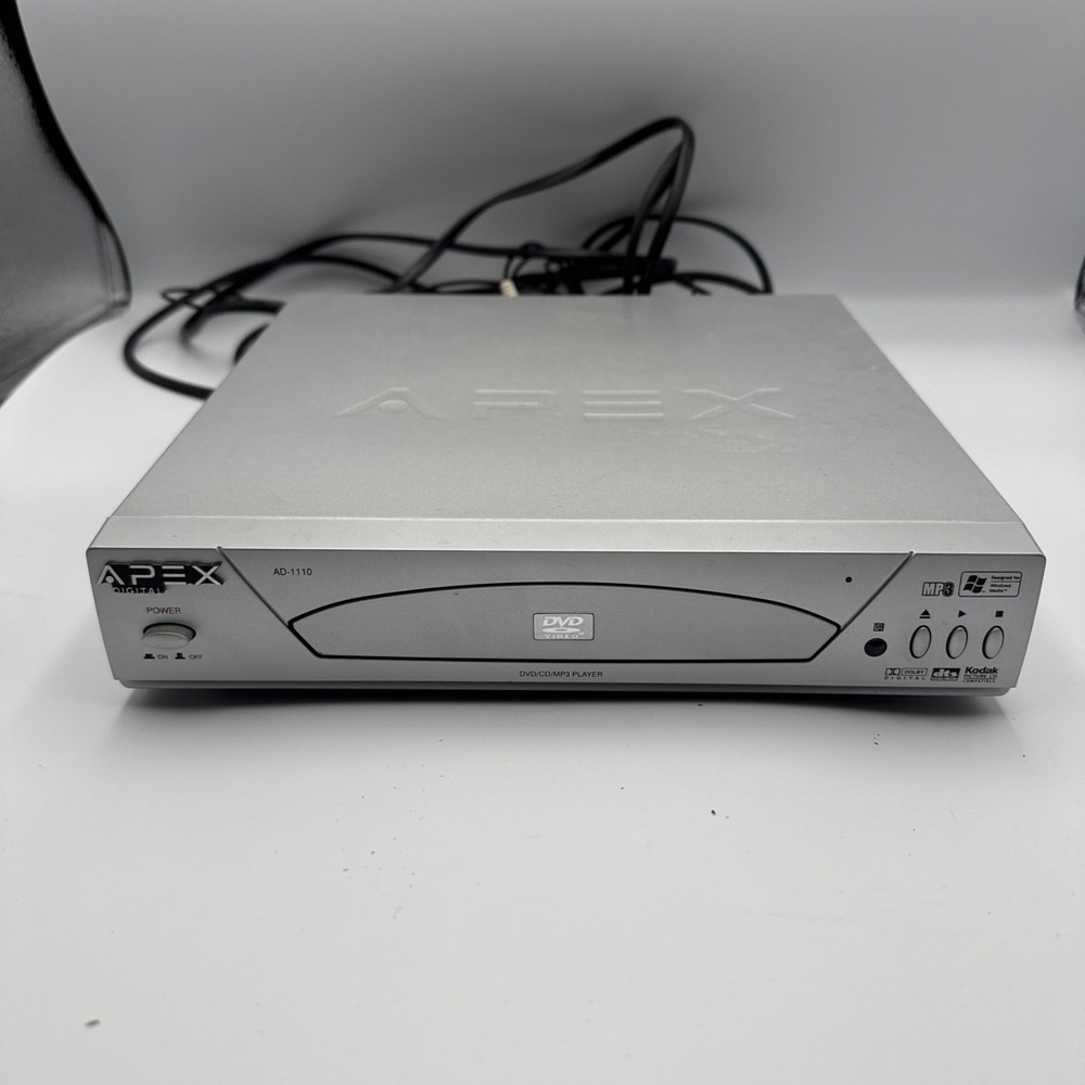 Apex AD-1110 DVD/CD/MP3 Player Tested SVideo Coaxial Connectivity